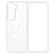 Avizar Coque MagSafe pour Samsung Galaxy Z Fold 5 Rigide  Transparent Coque MagSafe transparent série Crystal Mag, dédiée spécialement pour votre Samsung Galaxy Z Fold 5
