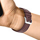 Avis Avizar Bracelet Cuir pour Galaxy Watch 4 Watch 3 41mm Huawei Watch GT 3 42mm Marron