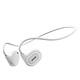 Écouteurs Bluetooth Design ouvert Contour d'oreilles Autonomie 6H Blanc Écouteurs Bluetooth Blanc, parfaits pour profiter de vos musiques et appels avec une grande liberté de mouvement