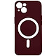Avizar Coque MagSafe pour iPhone 13 Soft Touch Finition Mate Bords Surélevés  bordeaux - Coque MagSafe conçue spécialement pour votre Apple iPhone 13