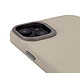 Decoded Coque Compatible avec le MagSafe en cuir pour iPhone 14 Beige pas cher