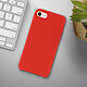 Avis Avizar Coque iPhone SE 2022 / 2020 et 8 / 7 Souple Soft Touch Anti-rayures Rouge