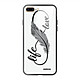 Evetane Coque iPhone 7 Plus/ 8 Plus Coque Soft Touch Glossy Love Life Design Coque iPhone 7 Plus/ 8 Plus Coque Soft Touch Glossy Love Life Design