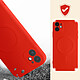 Acheter Avizar Coque Magsafe iPhone 11 Silicone Souple Intérieur Soft-touch Mag Cover  rouge