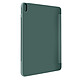 Avizar Étui pour iPad Air 11 2024 Clapet Pliable Support Multipostions Vert Foncé Protection complète contre les chutes, impacts et rayures du quotidien