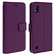 Avizar Housse Samsung Galaxy A10 Etui Folio Rangement Carte Support Vidéo violet - Housse folio spécialement conçue pour Samsung Galaxy A10