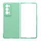 Avizar Coque pour Honor Magic V2 Rigide Fin Soft Touch Caméra Protégée Vert Pâle - Coque en polycarbonate rigide vert menthe, réalisée pour protéger votre Honor Magic V2 des chocs et rayures