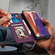 Avizar Housse Samsung Galaxy Note 20 Porte-carte Fonction Support Vidéo Dragonne Violet pas cher