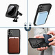 Acheter Avizar Coque MagSafe pour iPhone 11 Silicone Protection Caméra  Contour Chromé Noir