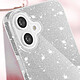 Avis Avizar Coque Paillette pour iPhone 16 Plus Hybride Design Glamour Argent