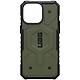 UAG Coque MagSafe pour iPhone 15 Pro Max Anti chutes 5,4m Pathfinder Series Vert Coque Magsafe Vert en Silicone, iPhone 15 Pro Max