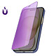 Avizar Étui Clear View pour iPhone 15 Pro Clapet Miroir Fonction Support  Violet Lavande pas cher