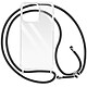 Avizar Coque Lanière pour iPhone 13 Pro Rigide Bumper  Transparent - Coque cordon en polycarbonate transparent de la série Corda, spécialement conçue pour iPhone 13 Pro