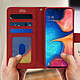 Avis Avizar Housse Samsung Galaxy A20e Etui Folio Soft Touch Support Vidéo rouge