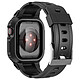 Avizar Bracelet pour Apple Watch Ultra 49mm Silicone Bumper Ajustable  Noir - Bracelet Sport spécialement conçu pour votre Apple Watch Ultra 49mm
