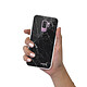 Evetane Coque Samsung Galaxy S9 Plus 360 intégrale transparente Motif Marbre noir Tendance pas cher
