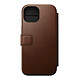 Avis Nomad Folio Modern Cuir pour iPhone 15 Marron