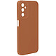 Avizar Coque pour Samsung Galaxy A15 Silicone Mat Protection Caméra Marron Clair Couleurs éclatantes pour un style élégant qui ravive le design de votre smartphone