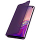 Avizar Housse Samsung Galaxy S10 Étui Miroir Clapet translucide Stand Vidéo violet - Étui Folio spécialement conçu pour le Samsung Galaxy S10.