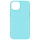 Avizar Coque pour iPhone 15 Silicone Premium Semi rigide Finition Mate Douce  Turquoise Coque série Fast Premium, conçue avec un mélange de polycarbonate et de silicone, pour votre Apple iPhone 15