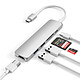 Satechi Multiports Slim USB-C V2 Argent Adaptateur multi-ports USB-C