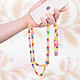 Avizar Bijou Téléphone Bracelet Perles et Papillons 110cm Collection Summer  Multicolore pas cher