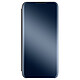 Avizar Housse Clear View pour Samsung Galaxy A22 M32 et M22 Design Miroir Support Vidéo Noir Etui folio Noir en Polycarbonate, Galaxy M22