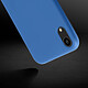 Acheter Avizar Coque iPhone XR Silicone Semi-rigide Mat Finition Soft Touch bleu nuit