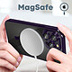 Avis Avizar Coque MagSafe pour iPhone 14 Pro Max Silicone Protection Caméra  Contour Chromé Violet