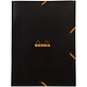 RHODIA chemise à élastiques 3 rabats BLACK 24 x 32 cm Chemise à rabat