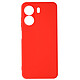 Avizar Coque pour Xiaomi Redmi 13C Soft Touch Mat Ultra Flexible Rouge - Conception ergonomique pour une prise en main confortable