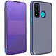 Avizar Housse Huawei P smart 2020 Clapet translucide Design Miroir Support Vidéo violet - Housse de protection intégrale spécialement conçue pour Huawei P smart 2020.