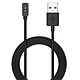 Avizar Chargeur pour Xiaomi Mi Band 8 Câble USB Silicone 60cm Noir Chargeur dédié spécifiquement pour alimenter votre Xiaomi Mi Band 8