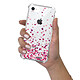Evetane Coque iPhone 7/8/ iPhone SE 2020 anti-choc souple angles renforcés transparente Motif Confettis De Coeur pas cher