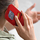 Avis Avizar Coque pour iPhone 14 Pro Max Silicone Souple Porte-carte Fine Légère  rouge