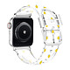Avizar Bracelet pour Apple Watch 41mm / 40mm / 38 mm Souple Transparent à Motif Citron Un bracelet conçu pour Apple Watch Series 9, 8 et 7 41mm / Series SE 2022, SE, 6, 5, et 4 40mm / Series 3, 2 et 1 38mm