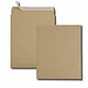 GPV Paquet de 50 sacs à soufflets kraft armé brun 340x465 130 g bande de protection Enveloppe
