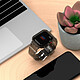Acheter Avizar Bracelet pour Apple Watch Ultra 49mm Silicone Bumper Ajustable  Transparent Noir