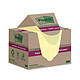 POST-IT Super Sticky Recycling Notes, 12x70 feuilles, 76 x 76 mm, jaune Notes repositionnable