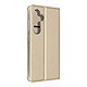Dux Ducis Housse pour Samsung Galaxy A34 5G Clapet Porte-carte Fonction Support Doré Etui Dorée en Eco-cuir, Galaxy A34 5G
