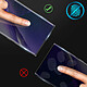 Avizar Film Samsung Galaxy Note 20 Ultra Verre Trempé Biseauté Transparent Contour Noir pas cher