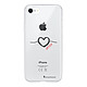 LaCoqueFrançaise Coque iPhone 7/8/ iPhone SE 2020 360 intégrale transparente Motif Coeur Noir Amour Tendance Coque iPhone 7/8/ iPhone SE 2020 360 intégrale transparente Coeur Noir Amour Tendance