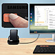 Acheter Samsung Clavier Sans Fil QWERTY Ordinateur Tablette Smartphone Noir  Trio 500