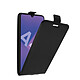 Avizar Étui Samsung Galaxy A41 Housse Clapet Vertical Protection Porte-carte Noir pas cher