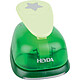 HEYDA Perforateur à motif XXL 'Etoile', couleur : vert Perforateur à motif