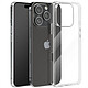 Avizar Coque Fine pour iPhone 16 Pro Max Épaisseur 0.3mm Anti-humidité Transparent - Conception en silicone de qualité préservant des imprévus : impacts légers, éraflures et rayures