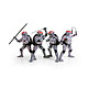 Les Tortues Ninja - Pack 4 figurines BST AXN Battle Damaged 13 cm Pack de 4 figurines Les Tortues Ninja, modèle BST AXN Battle Damaged 13 cm.