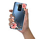 Evetane Coque Xiaomi Redmi Note 9 360 intégrale transparente Motif Fleurs roses Tendance pas cher