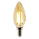 elexity - Ampoule Déco filament LED ambrée Flamme 4W E14 400lm 2500KK elexity - Ampoule Déco filament LED ambrée Flamme 4W E14 400lm 2500KK