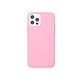 Myway Coque pour iPhone 12 / 12 Pro COLORED Souple en TPU Rose Résistante aux chocs